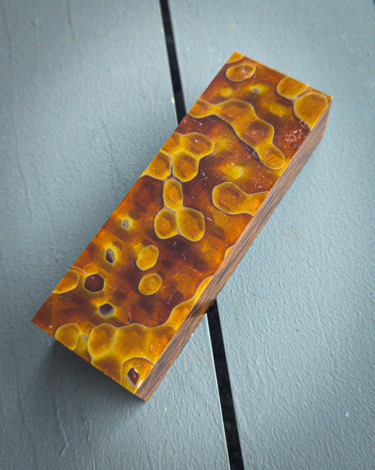 Raffir Orange Brass Wasp Block