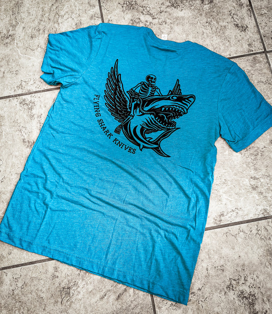 Teal Skeleton FSK Shirt