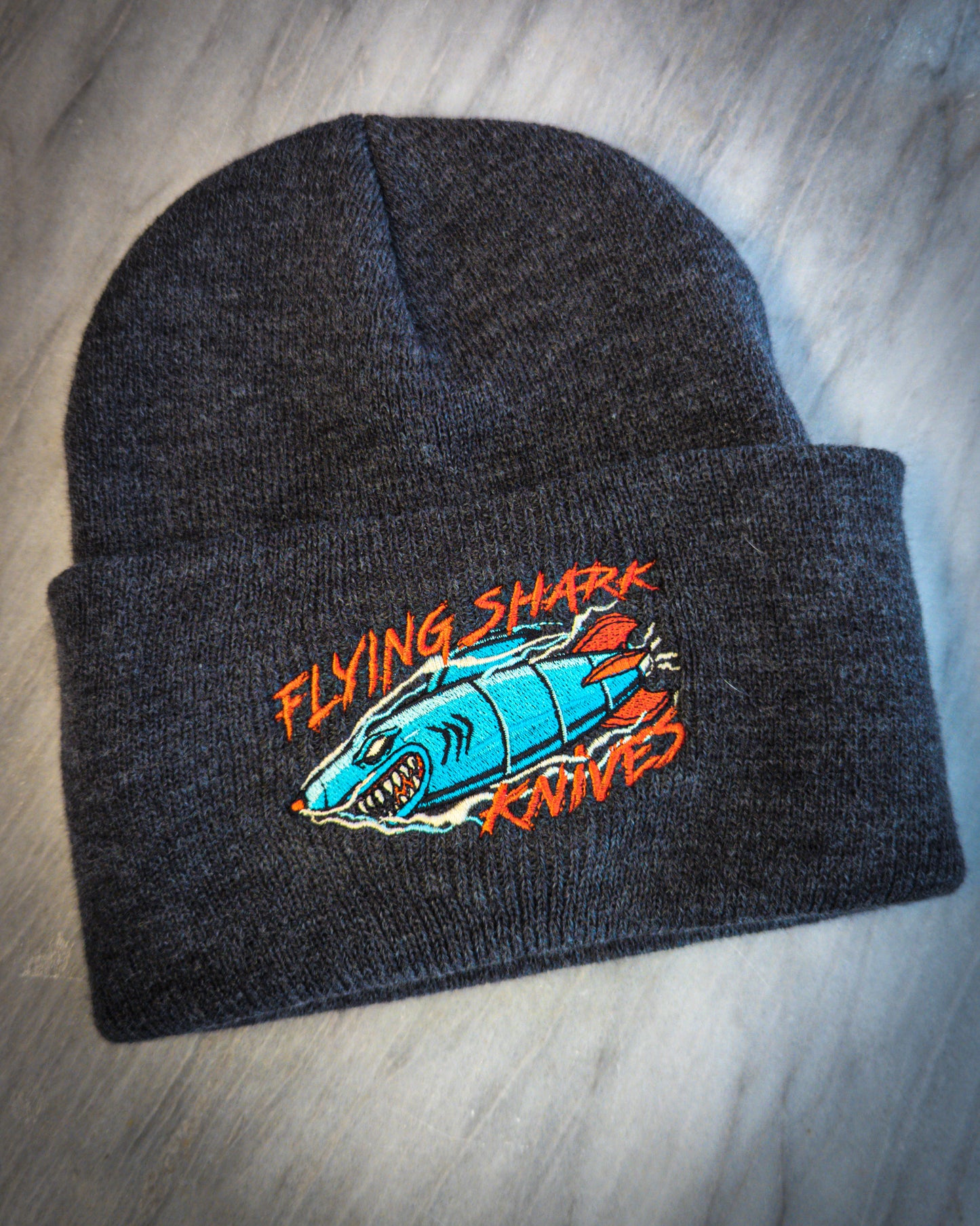 Shark Bomb Knit Beanie